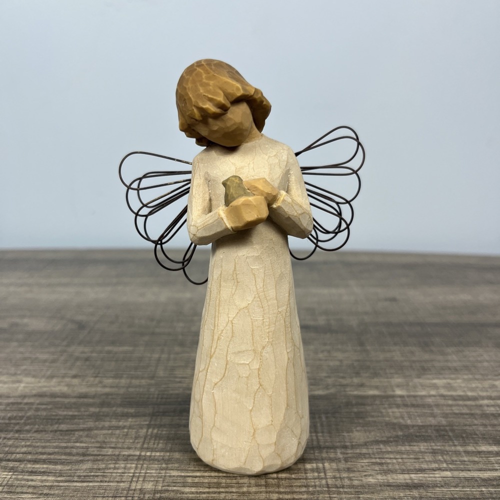 Vtg 1999 Willow Tree Angel of Healing Figurine Susan Lordi DEMDACO 5 inch Figure